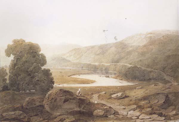 John varley jnr The Vallery of the Mawddach Watercolour (mk47) Germany oil painting art
